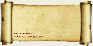 Danica Mečkić vizit kartica